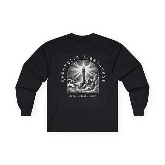 Apostolic Lighthouse Long Sleeve Tee - Seek, Serve, Save